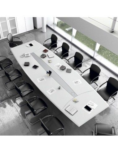 Mesa de reuniones ovalada Líder de JGorbe en blanco Mesa de reuniones ovalada Líder de JGorbe en blanco