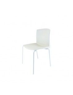 Silla blanca polivalente Cloe 2