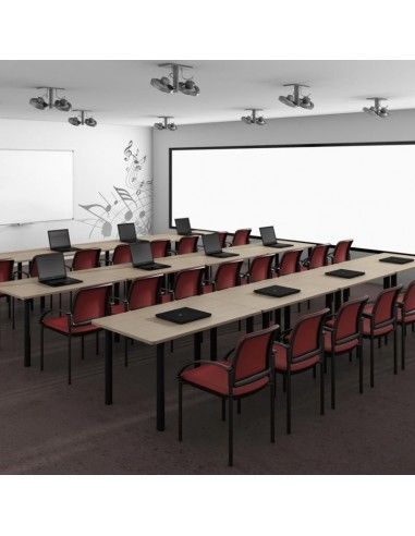 Mesa de estudio rectangular de JGorbe en olmo