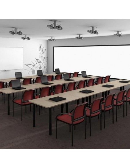 Mesa de estudio rectangular de JGorbe en olmo