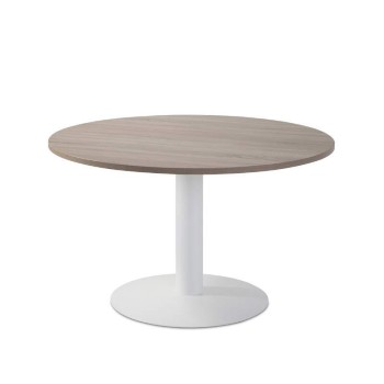 Mesa de reuniones redonda de 110 cm. operativa