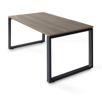 Mesa despacho serie Skala de JGorbe en madera color nebraska