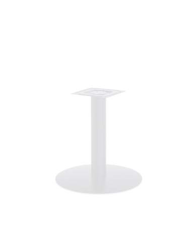 Estructura mesa de reuniones redonda serie G3 de JGorbe blanca