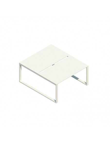 Mesa oficina multipuesto Skala de JGorbe en color blanco Mesa oficina multipuesto Skala de JGorbe en color blanco
