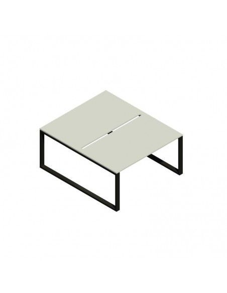 Mesa oficina multipuesto Skala de JGorbe en color gris claro Mesa oficina multipuesto Skala de JGorbe en color gris claro