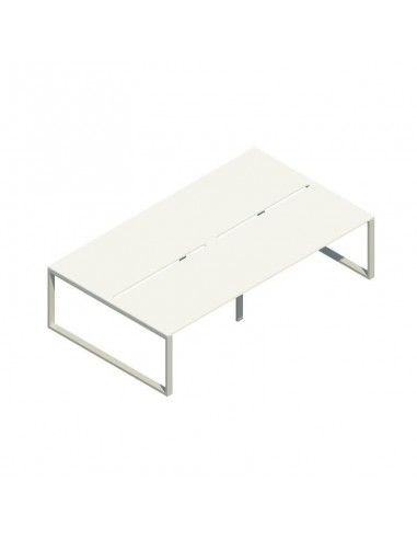 Mesa oficina multipuesto Skala de JGorbe en color blanco Mesa oficina multipuesto Skala de JGorbe en color blanco