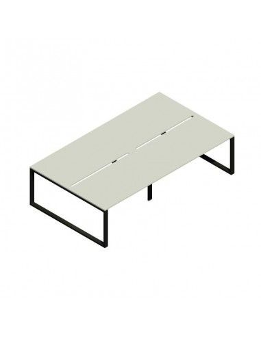 Mesa oficina multipuesto Skala de JGorbe en color gris claro Mesa oficina multipuesto Skala de JGorbe en color gris claro