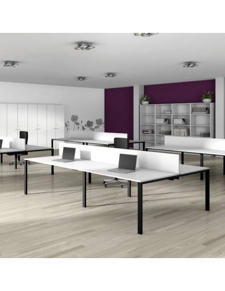 Panel separador para mesa de oficina trabajo en grupo Skala de JGorbe