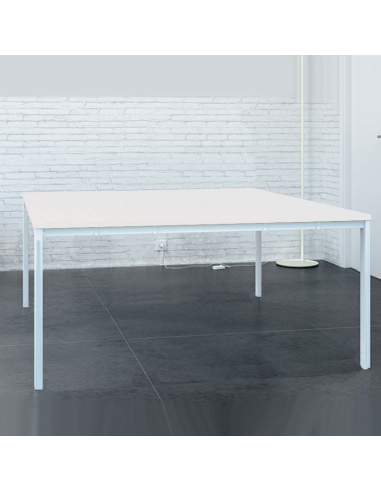 bench mesas trabajo en grupo q50 color blanco stock rapido de aic