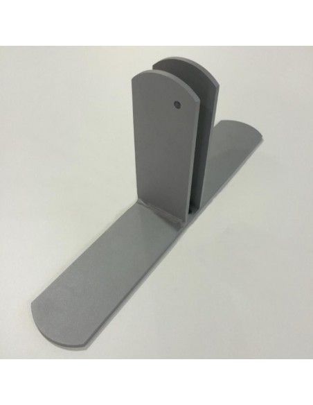 Patas para biombo de JGorbe gris aluminio Patas para biombo de JGorbe gris aluminio