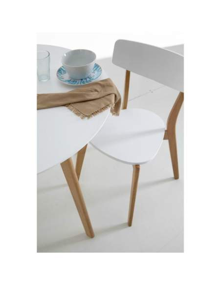 silla comedor blanca ava