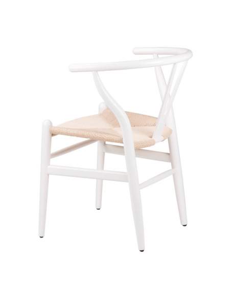 Sillas de cocina de madera blanca