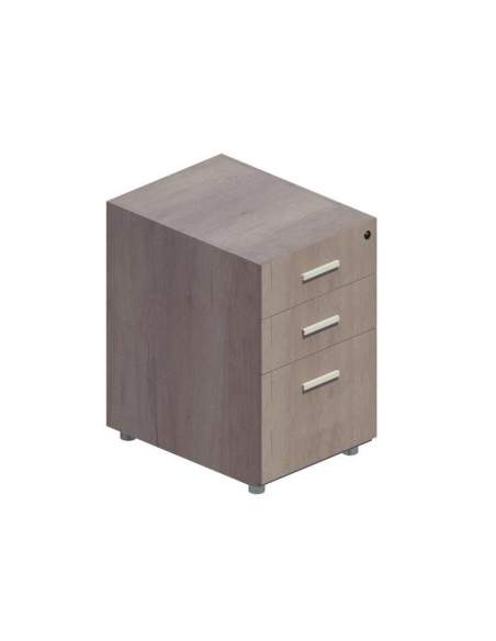 Cajonera oficina 2 cajones y archivador de JGorbe en color nebraska Cajonera oficina 2 cajones y archivador de JGorbe en color nebraska