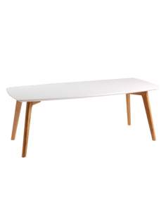 mesa de centro blanco modelo marco de somcasa