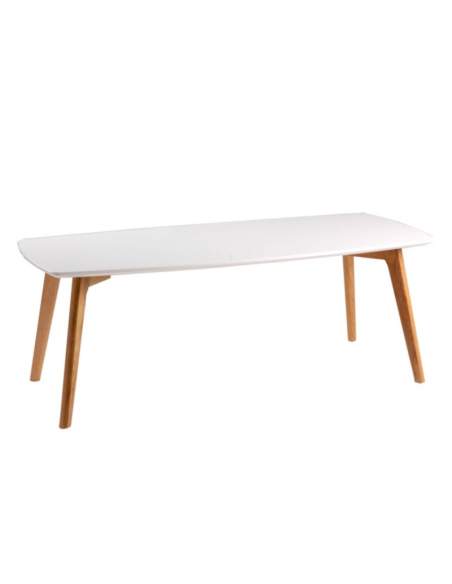 mesa de centro blanco modelo marco de somcasa
