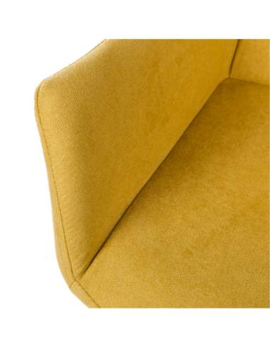 detalle costura tapizado mostaza somcasa