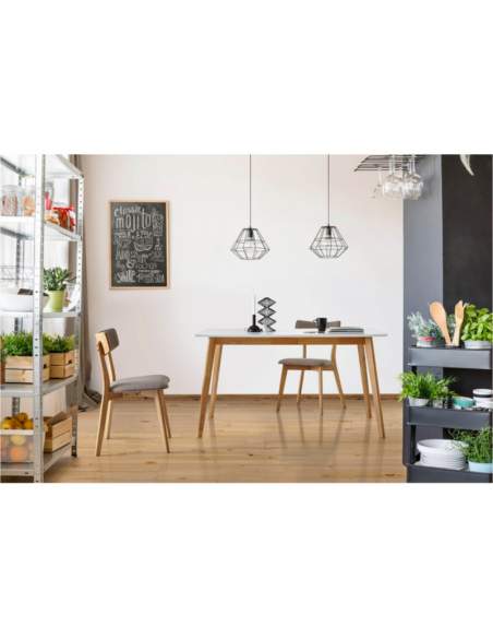 mesa de comedor de madera somcasa