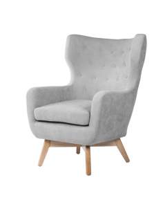 BUTACA RESPALDO ALTO TAPIZADA CAPITONE DISEÑO INDUSTRIAL Y CONTEMPORANEO