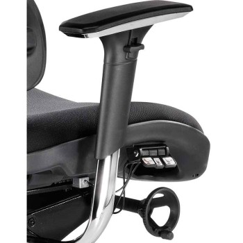 Sillas oficina XXL, modelo NEW ERGOSTONE. Ultra resistente. Con refuerzos estructurales en aluminio. Muy ergonómica.