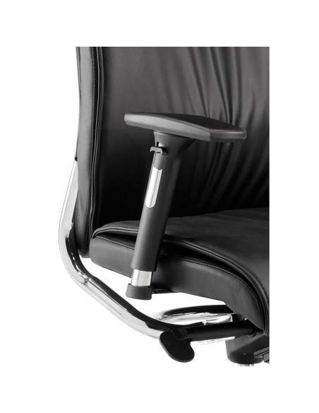 Silla para dirección modelo Moscú. Tapizada en ecopiel negra. De alta calidad. Silla para dirección modelo Moscú. Tapizada en ecopiel negra. De alta calidad.