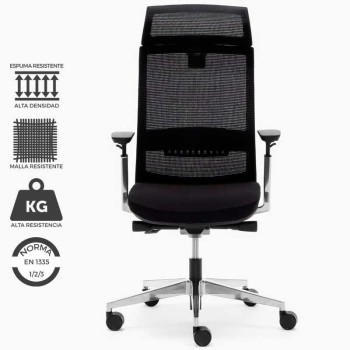 Sillón director, modelo Toronto. Sillón XXL ultra resistente.