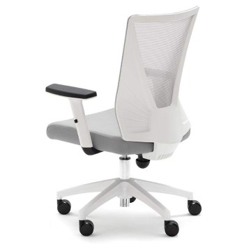Silla escritorio gris Tirana de Euromof