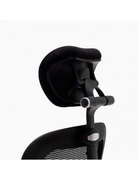 Silla de trabajo negra modelo Boston