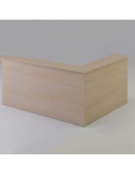 Mostrador en L sin mesa, Enter. Disponible en varias medidas y colores.