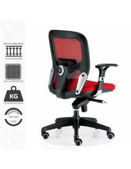 Silla de trabajo ergonómica, Boston de Euromof. Silla de trabajo ergonómica, Boston de Euromof.