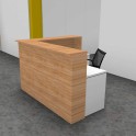 Mostrador recepción en L, modelo Enter