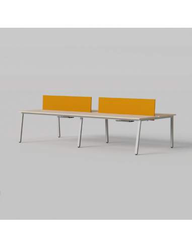 bench con panel separador personalizable bench con panel separador personalizable