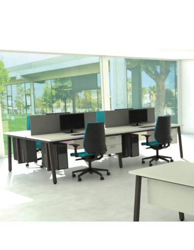 escritorios oficina con panel separador escritorios oficina con panel separador