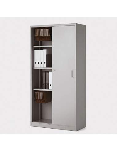 Armario metálico puerta corredera de 198 cm. altura