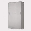 Armario metálico con puerta corredera de 180 cm. de altura