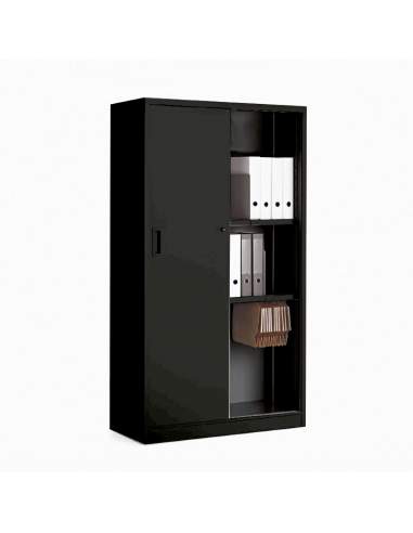 Armario oficina metálico con puertas correderas de More Squared Armario oficina metálico con puertas correderas de More Squared