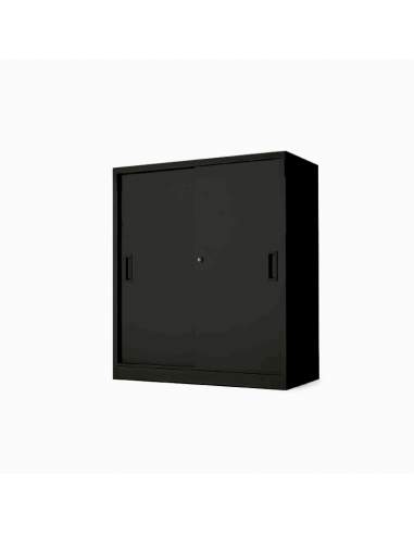 Armario oficina metálico con puertas correderas de More Squared Armario oficina metálico con puertas correderas de More Squared