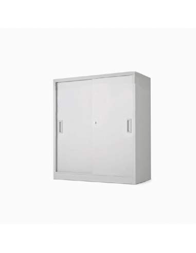 Armario oficina metálico con puertas correderas de More Squared Armario oficina metálico con puertas correderas de More Squared