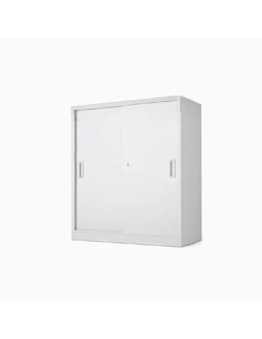 Armario oficina metálico con puertas correderas de More Squared Armario oficina metálico con puertas correderas de More Squared