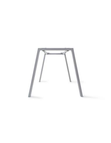 estructura mesa atrio en gris aluminio