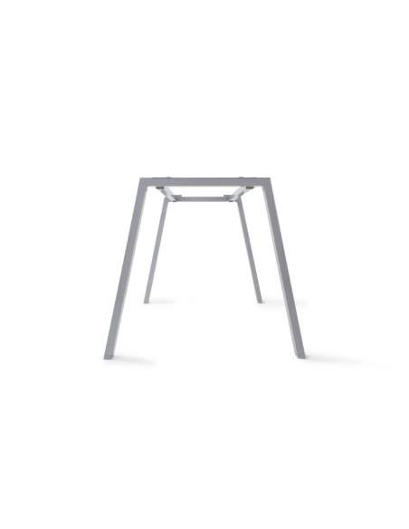 estructura mesa atrio en gris aluminio