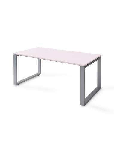 mesa de despacho skala color personalizado rosa y gris aluminio