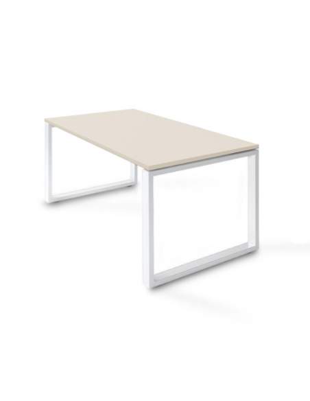 mesa de dirección skala color beige y blanco mesa de dirección skala color beige y blanco