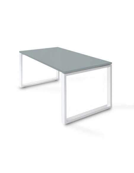 mesa moderna oficina skala verde y blanco
