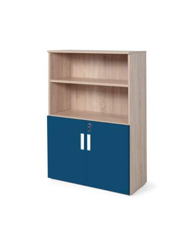 armario oficina color personalizado de JGorbe en olmo y azul