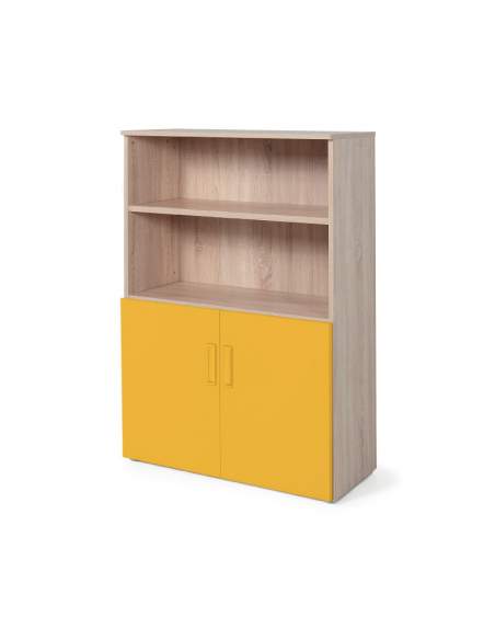 armario oficina color personalizado de JGorbe en olmo y mostaza