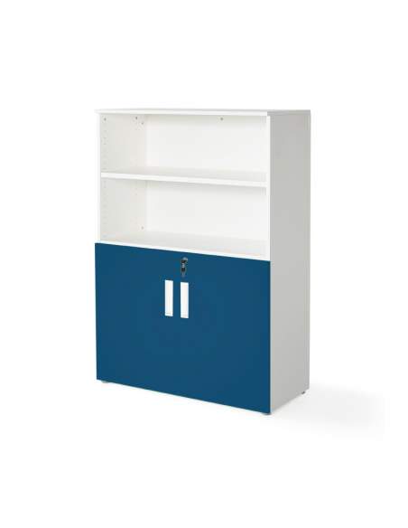 armario oficina color personalizado de JGorbe en blanco y azul armario oficina color personalizado de JGorbe en blanco y azul