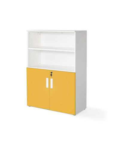armario oficina color personalizado de JGorbe en blanco y mostaza