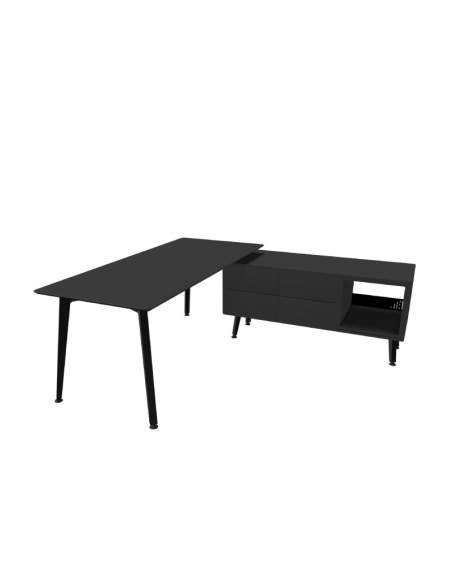 Mesa direccion Organova con mueble auxiliar de Iman