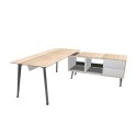 Mesa direccion Organova con mueble auxiliar de Iman