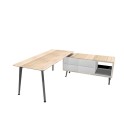 Mesa direccion Organova con mueble auxiliar de Iman